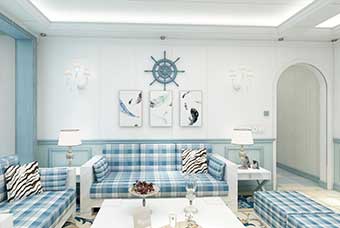 临夏地中海风格-客厅