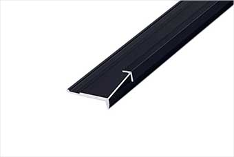 临夏航空纤维墙咔铝合金阳角线（哑黑氧化）