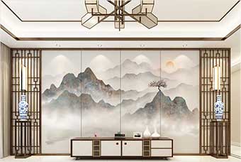 临夏森佰汇航空纤维(山水画系列)