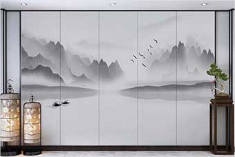 临夏森佰汇航空纤维(山水画系列)